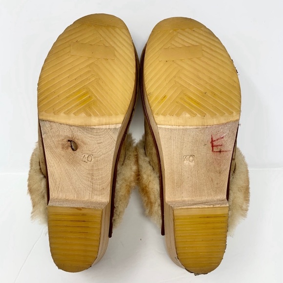 Vintage Sven Shearling Clogs - Picture 4 of 6